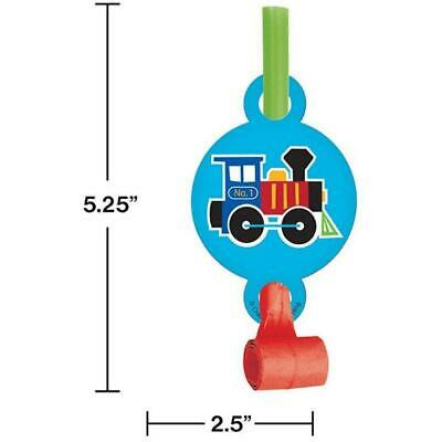 All Aboard Train Party Blowouts (8) - Party Zone USA