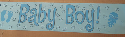 Baby Boy Shower Banner - Party Zone USA