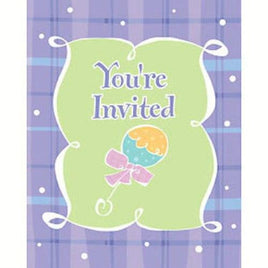 Baby Plaid Shower Invitations - Party Zone USA