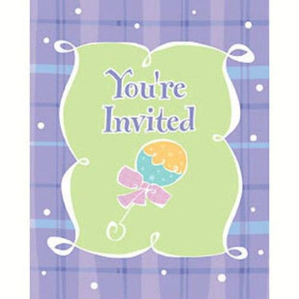 Baby Plaid Shower Invitations - Party Zone USA
