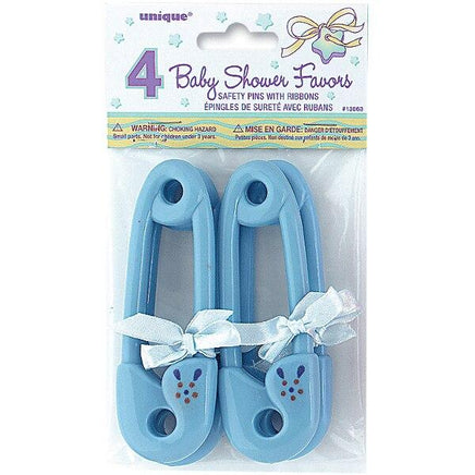 Baby Shower Diaper Pin Party Favors - Blue - Party Zone USA