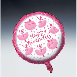 Ballerina TuTu Happy Birthday Balloon - Party Zone USA
