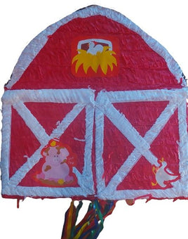 Barn Pull String Pinata - Party Zone USA