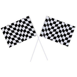 Black and White Checkered Flags (2) - Party Zone USA
