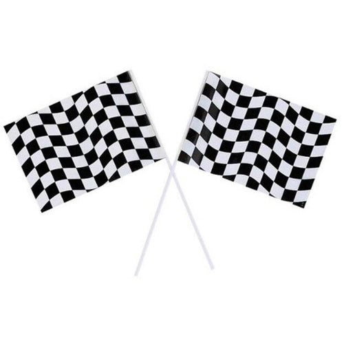 Black and White Checkered Flags (2)| Party Zone USA