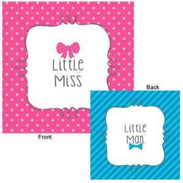 Bow or Bowtie Beverage Napkins (16) - Party Zone USA