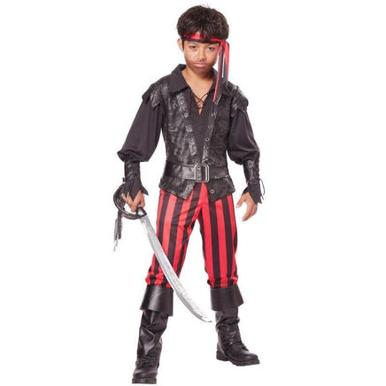 Briny Buccaneer Pirate Child's Costume - Boy's - Party Zone USA