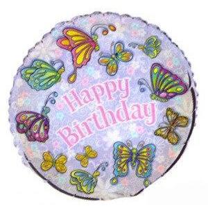 Butterfly Happy Birthday Mylar Balloon - Party Zone USA