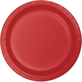 Classic Red Dinner Plates (24) - Party Zone USA