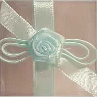 Clear Favor Boxes - Blue Rose (6) - Party Zone USA