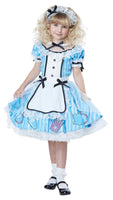 Deluxe Alice in Wonderland Girl's Costume - Party Zone USA