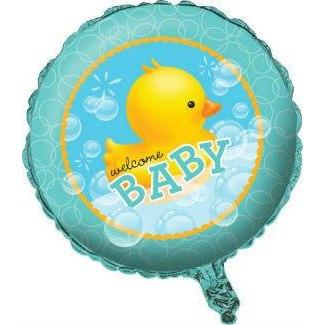 Ducky Bubble Bath Baby Shower Balloon - Party Zone USA