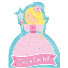 Fairytale Princess Invitations (8) - Party Zone USA