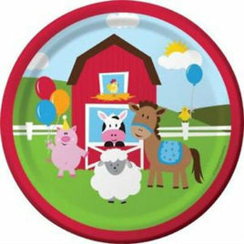 Farmhouse Fun Dessert Plates (8) - Party Zone USA