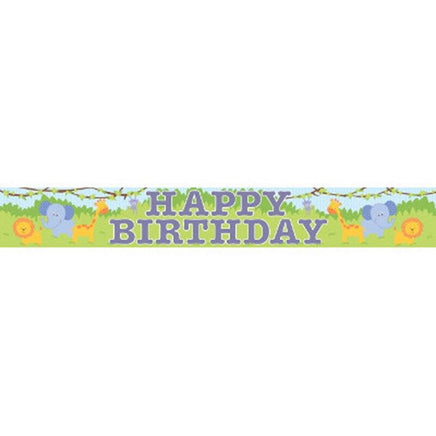 Forest Friends Happy Birthday Banner - Party Zone USA