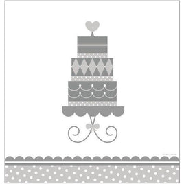 Forever Sweet Wedding Themed Table Cover - Party Zone USA
