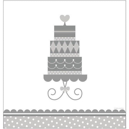 Forever Sweet Wedding Themed Table Cover - Party Zone USA