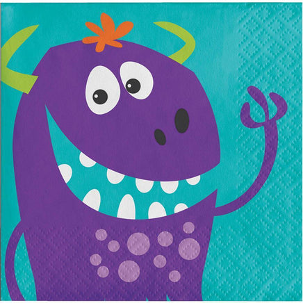 Fun Monsters Beverage Napkins (16) - Party Zone USA