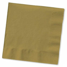 Gold Luncheon Napkins (50) - Party Zone USA