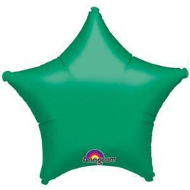Green Star Shaped Balloon - Party Zone USA