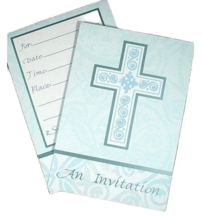 Holy Cross Religious Party Invitations (8) - Party Zone USA