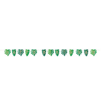 Jungle Leaf Happy Birthday Banner - Party Zone USA