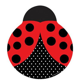 Ladybug Fancy Dinner Plates (8) - Party Zone USA