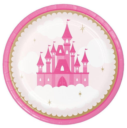 Little Princess Dinner Plates (8) - Party Zone USA