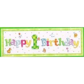 My 1st Birthday Giant Banner - Party Zone USA