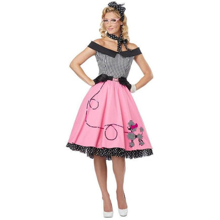 Nifty 50's Poodle Women's Dress Outfit - Party Zone USA