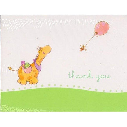 Nursery Parade Party Shower Thank You Cards (8) - Party Zone USA