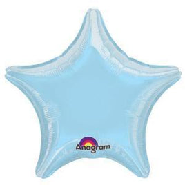 Pastel Blue Star Shaped Balloon - Party Zone USA