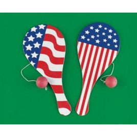 Patriotic Paddleball Favor (1) - Party Zone USA