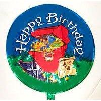 Pirate Treasure Happy Birthday Balloon - Party Zone USA