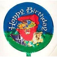 Pirate Treasure Happy Birthday Balloon - Party Zone USA