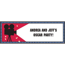 Reel Hollywood Giant Party Banner - Party Zone USA