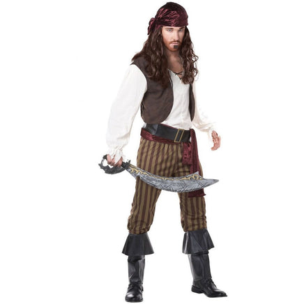 Rogue Pirate Men's Costume - Party Zone USA