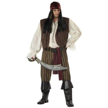 Rogue Pirate Men's Costume - Plus - Party Zone USA