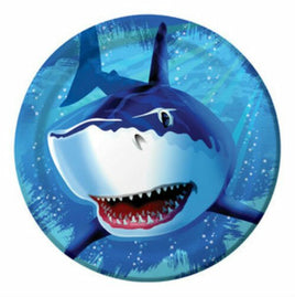 Shark Splash Dinner Plates (8) - Party Zone USA