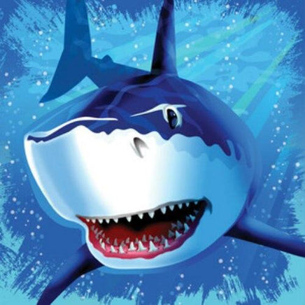 Shark Splash Lunch Napkins (16) - Party Zone USA