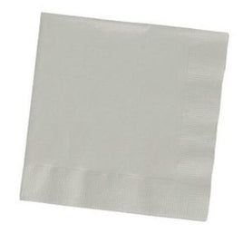 Silver Luncheon Napkins (50) - Party Zone USA