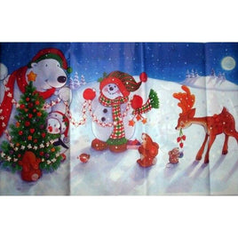 Snowman Fun Party Table Cover - Party Zone USA