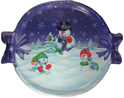 Snowman Party Bow Tray - Party Zone USA