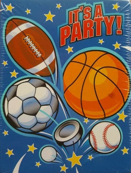 Sports Explosion Party Invitations (8) - Party Zone USA