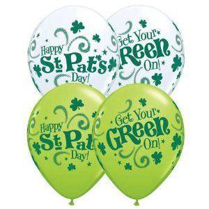 St Patricks Day Balloons (10) - Party Zone USA