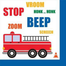 Traffic Jam Luncheon Napkins (16) - Party Zone USA