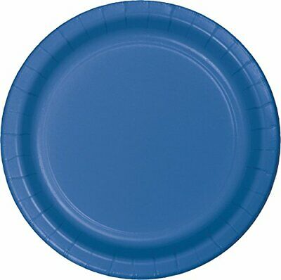 True Blue Dessert Plates (8) - Party Zone USA