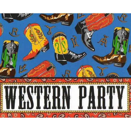 Two Step Western Invitations (8) - Party Zone USA