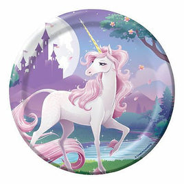 Unicorn Fantasy Dessert Plates (8) - Party Zone USA